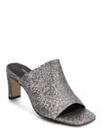 Dede Glitter *Villkorat Erbjudande Shoes Heels Heeled Mules Silver Pavement