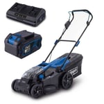 Tondeuse à gazon électrique sans fil SCHEPPACH BC-MP430-X - 43 cm - coupe 25-75mm -Mulching- 20V IXES + 2 bat 4Ah + chargeur double