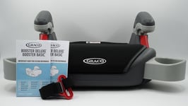 Graco Backless Booster Car seat Grp3 R44 6-12 Years Weight 22-36kg Black New