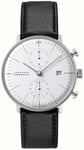 Junghans 27/4600.02 Max Bill Sølvfarvet/Læder Ø40 mm