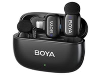 Boya | Mini-15 Ultracompact 2.4GHz Wireless Microphone System with Lightning plug | Black