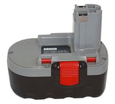 Amsahr Power Tools Batterie de rechange pour Bosch 13618–2 G, 1644, 1646 K, 3870, 15618, GDR 18 V, GSB 18 VE-2 2 – (3.0Ah, 18 V), 1 pièce, bos18