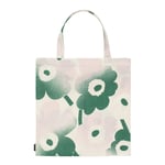 Marimekko - Pieni Unikko shoppingväska 42x43 cm vit/rosa/grön