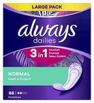 Always Dailies Normal Fresh & Protect Panty Liners x68