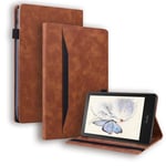 Amazon Kindle Paperwhite 5 (2021) business style PU leather flip case - Brown