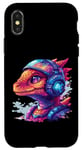 iPhone X/XS Dragon DJ with Headphones Lover Case