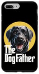 Coque pour iPhone 7 Plus/8 Plus The Dog Father Labrador Retriever Lab Dad Daddy Noir