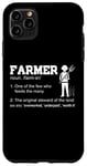 Coque pour iPhone 11 Pro Max Farmer Funny - One Of The Rares Who Feeds The Many