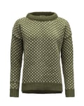 Devold Nordsjø Wool Sweater Olive (Storlek XS)