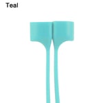 Earphone Magnetic Strap Silicone Wire Headphone Cable Teal