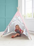 rucomfy Kids Teepee Play Tent - Rainbow Sky, Multi