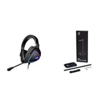ASUS ROG Delta S RGB AI Gaming Headset with MQA Tech, USB-C, Quad Dac and ROG Headset Stand