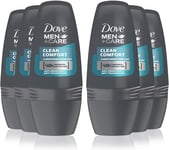 Dove Men+Care Anti-Perspirant Roll on Clean Comfort 48H Powerful Protection 50Ml