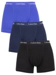 Calvin Klein3 Pack Trunks - Black/Blue Shadow/Cobalt Water