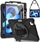 Case Ipad Air 5/Air 4/ Ipad Pro 11 with Screen Protector, Shockproof Full Body D