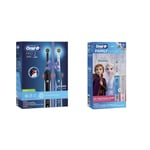 Oral-B Family Pack Included 2pcs PRO 2 Adult Electric Toothbrush & 2pcs Kids Frozen