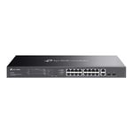 TP-Link Omada ES220GMP V1.6 - switch - 20 portar - Administrerad - rackmonterbar