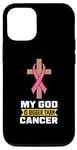 iPhone 14 My god is bigger than cancer - Breast Cancer Case