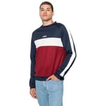 Sweat-shirt Fila  Sweat homme  tricolore Bleu, Blanc, bordeaux - 687269