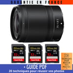 Nikon Z 35mm f/1.8 S + 3 SanDisk 32GB UHS-II 300 MB/s + Guide PDF ""20 TECHNIQUES POUR RÉUSSIR VOS PHOTOS