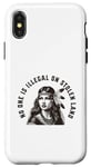 Coque pour iPhone X/XS No One Is Illegal On Stolen Land Chief Tee