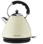 Cookworks Pyramid Kettle - Almond Cream