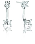 SIF JACOBS Ear Jackets Antella With White Zirconia Dam