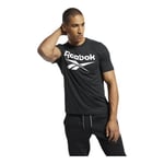 Reebok Men's Workout Ready Supremium Graphic T Shirt, Black, S UK