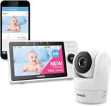 VTech VM901-1W WiFi Baby Monitor, Upgraded 5-inch 720p Display, 1080p...