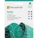 Microsoft 365 Family 15 Months Subscription - POSA - Instore Only Not Valid Standalone - Store Activation Required