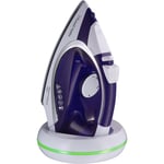 Russell Hobbs Freedom Cordless Steam Iron with Ceramic Soleplate 2400W Purple