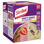 SlimFast Assorted Powder Box 36.5g x 10 Chocolate Strawberry Banana Vanilla