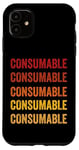 Coque pour iPhone 11 Définition du consommable, consommable