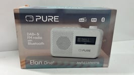 Pure Elan One2 Radio - Portable DAB+/ FM / Bluetooth / AUX - White