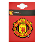 Manchester United FC Official 3D Football Crest Fridge Magnet (One Size) (Red/Yellow)