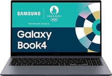 Samsung Galaxy Book4 Ordinateur portable 15.6'', Intel Core 7, 16Go RAM 512Go SSD Intel Graphics, Gris Anthracite, clavier AZERTY FR