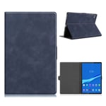 Lenovo Tab M10 FHD Plus durable leather flip case - Blue