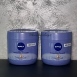 2 x400ml Nivea Body Cream IRRESISTIBLY SMOOTH Deep Moisture Dry Skin Shea Butter