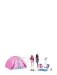 Dreamhouse Adventures Let's Go Camping Tent Patterned Barbie