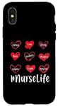 iPhone X/XS Happy Valentines Day Cute Heart I Nurse life Case