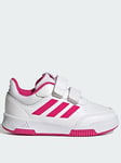 adidas Sportswear Infant Girls Tensaur Sport 2.0 Trainers - White/Pink, White/Red, Size 9 Younger