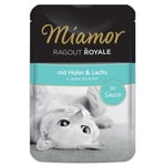 Miamor Ragout Royale in Gravy tai Jelly 22 x 100 g -  kana & lohi in Gravy