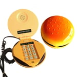 Novelty Cheeseburger Burger Phone Telephone Home Desktop Corded Phone Decoration