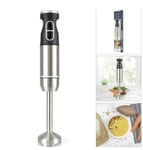 Hand Held Blender 700W Stainless Steel Soup Puree Mixer Smoothie Maker Electric