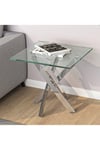 Tempered Glass Top Coffee End Table
