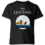 Disney Lion King Hakuna Matata Walk Kids' T-Shirt - Black - 5-6 Years