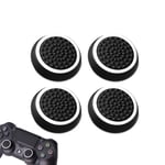 4 Pro Thumb Grips Caps compatible with PS4 / PS5 Joystick Controller (White)