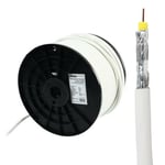 RG6 Coaxial TV Aerial Cable Satellite Freesat Digital TV Coax Lead 100M REEL