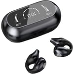 Trådlösa öronklämmor Benledning Hörlurar Bluetooth 5.3, Mini Sportlöpning Öronklämma Öppna Öron Hörlurar, Benledning Hörlurar Långtidsanvändning Pa