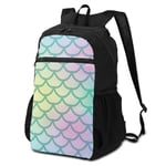best gift Fish Scale Seamless Pattern Bookbag Lightweight Bag to School for Elementrary Pupil 16 Inch Teenager Daily Washable Backpack